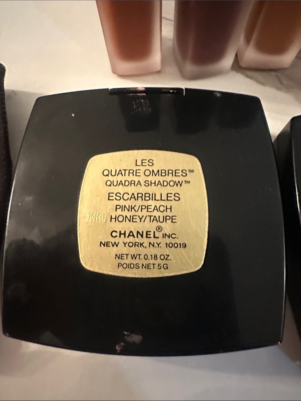 New CHANEL Vintage Eye shadow duo blush . Chanel 4 lipsticks - Picture 8 of 11